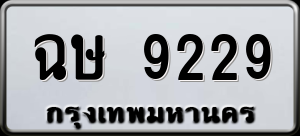 ทะเบียนรถ ฉษ 9229 ผลรวม 0